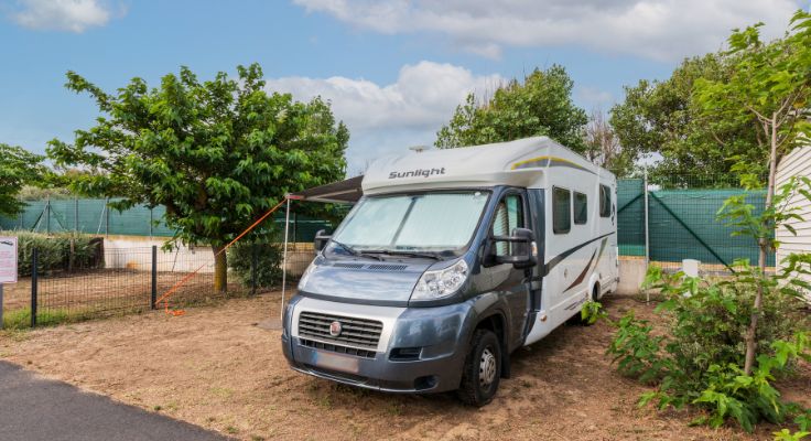 Emplacement camping-car