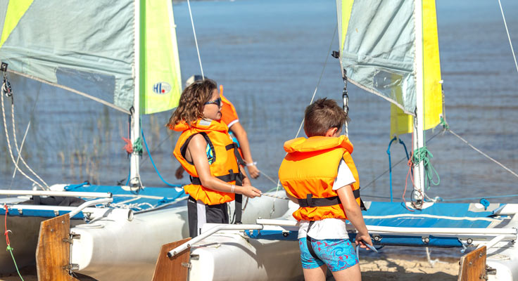 Voile sur l'étang de Thau